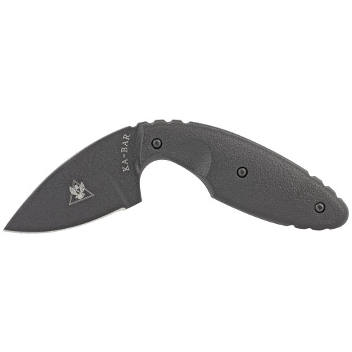 KA-BAR Knives TDI Law Enforcement - Fixed Blade Knife, Plain, 2.313", Black