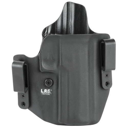 L.A.G. Tactical, Inc. Defender - Inside Waistband Holster, Sig P320F 9/40, Size 9, Right Hand, Black