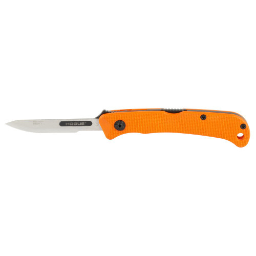 Hogue Expel - Folding Knife, Plain, 2.5", Silver