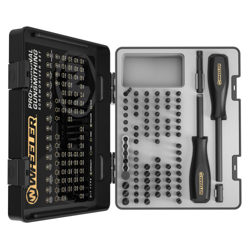 Wheeler Gunsmithing Screwdriver Set - Kit, Black, 89 Piece Professional
