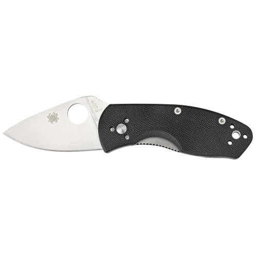 Spyderco Ambitious - Folding Knife, Plain, 2.31", Silver