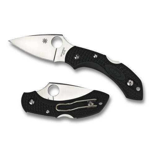 Spyderco Dragonfly 2 - Folding Knife, Plain, 2.25", Silver