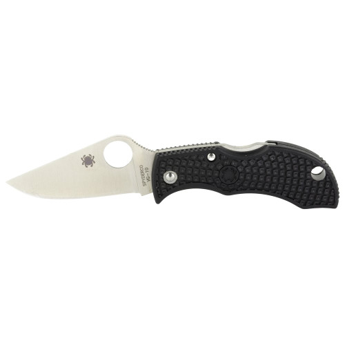 Spyderco Manbug - Folding Knife, Plain, 1.94", Silver