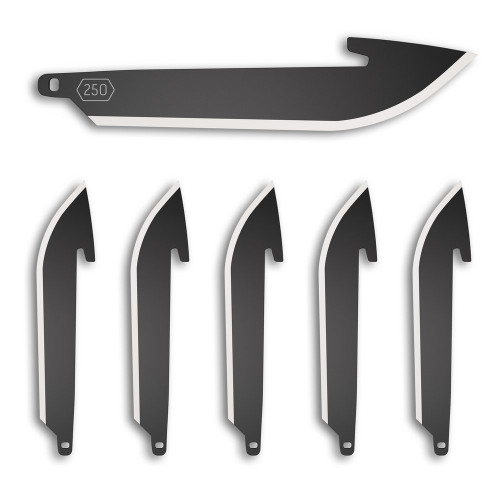 Outdoor Edge Razor EDC Blades - Plain, 2.5", Black