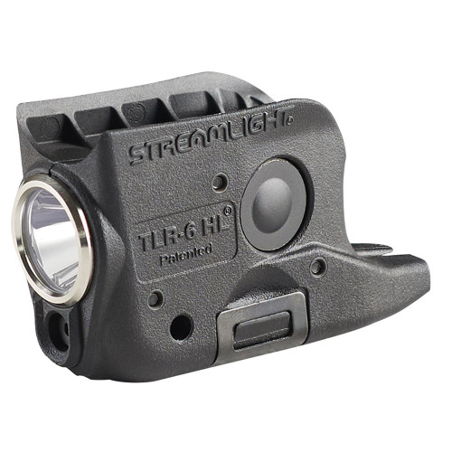 Streamlight TLR-6 HL - Weaponlight w/Laser, Fits Glock 42/43, Black, Tac Light with Green Laser