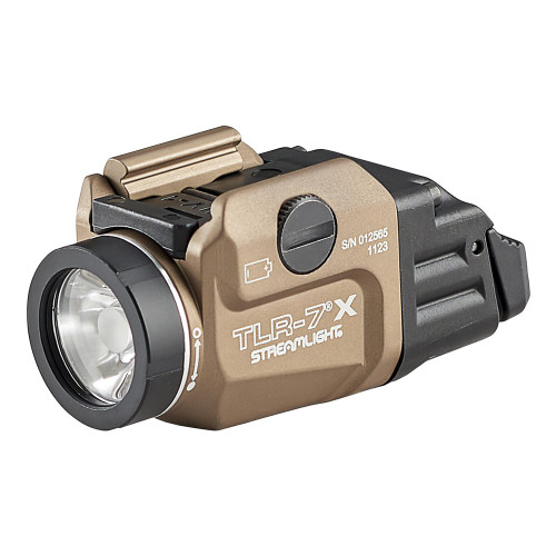Streamlight TLR-7X - Weaponlight, Picatinny, Flat Dark Earth, 500 Lumens