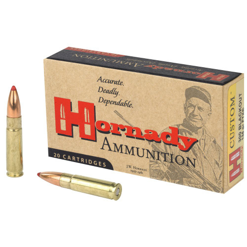 Hornady Custom - 300 Blackout, 135Gr, FlexTip, 20-Round Box