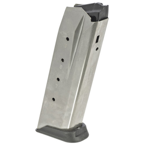 Ruger Magazine, 45ACP, 10 Rounds, Fits Ruger American, Stainless, Polymer Base