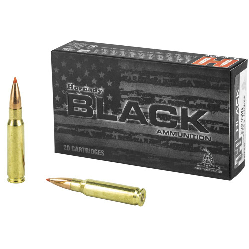 Hornady BLACK - 308 Winchester, 155Gr, ELD Match, 20-Round Box
