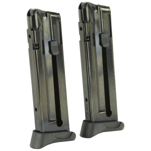 Ruger Magazine, 22LR, 10 Rounds, Fits Ruger SR22, with Finger Rest, 2 Pack, Steel, Blued Finish