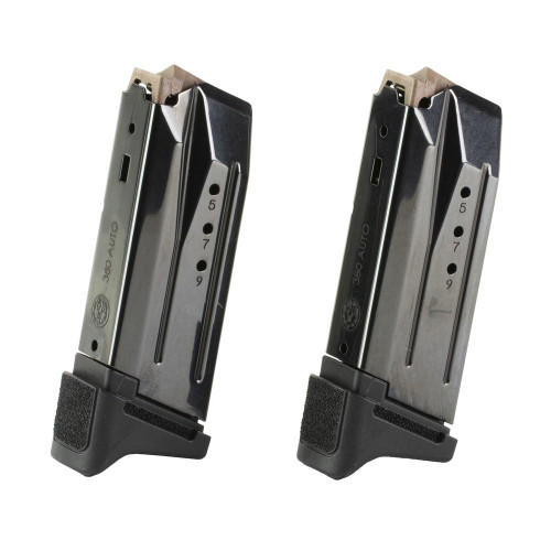 Ruger Magazines, 380 ACP, 10 Rounds, Fits Ruger Security-380, Steel, Black, 2 Pack