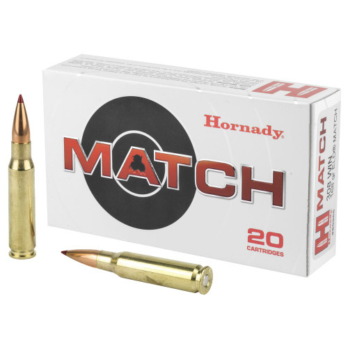 Hornady - 308 Winchester, 168Gr, ELD Match, 20-Round Box
