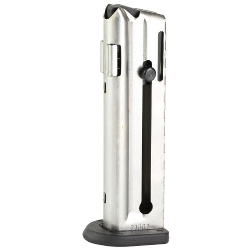 Walther Magazine, 22LR, 10 Rounds, Fits P22, Silver