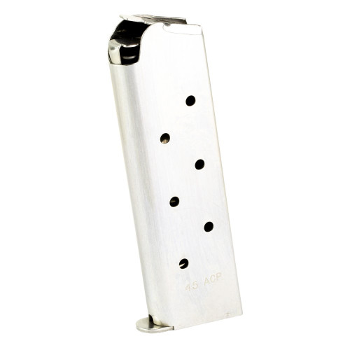 Kimber America Magazine, 45 ACP, 8 Rounds, Fits 1911, Stainless Steel, Silver