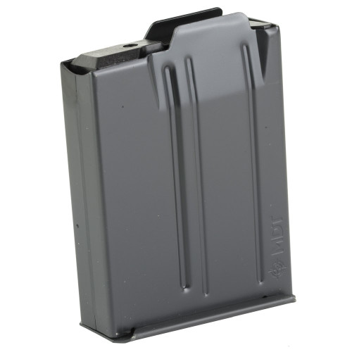 MDT Magazine, 308 Winchester/6.5 Creedmoor, 10 Rounds, Black, Fits Short Action AICS Pattern, Comes with Binder Plate
