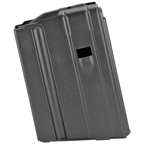DURAMAG Magazine, 7.62X39, 10 Rounds, Fits AR Rifles, Stainless Steel, Black Anti-Tilt AGF Follower, Black