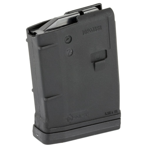 Mission First Tactical Magazine, 223 Remington/5.56 NATO, 10 Rounds, Fits AR Rifles, Polymer, Black