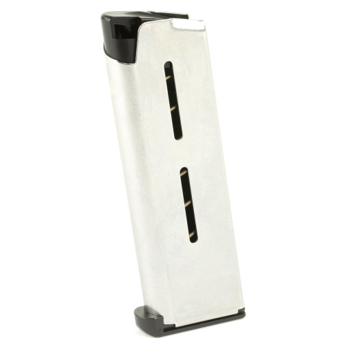Wilson Combat Officer - 1911, 45 ACP, 7 Rounds, Magazine, Silver, 45ACP, Fits 1911