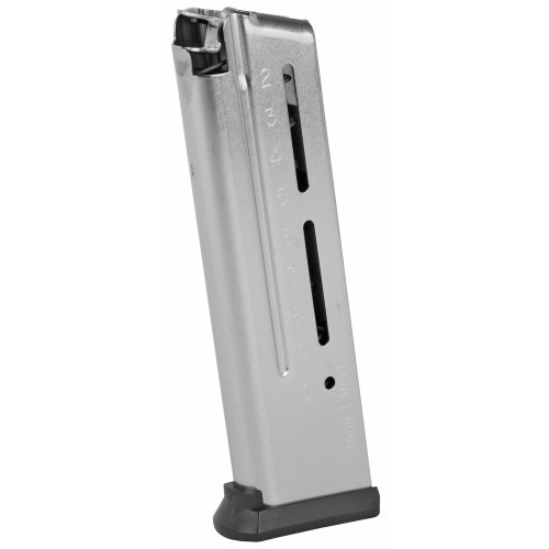 Wilson Combat Elite Tactical Magazine - 1911, 9MM, 10 Rounds, Silver