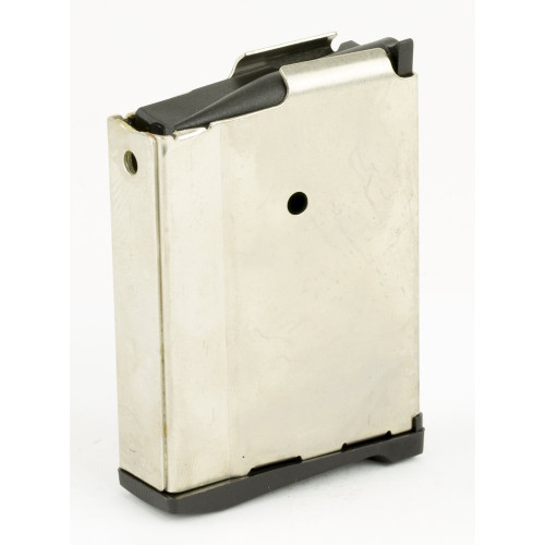 ProMag Industries Magazine, 762x39, 10 Rounds, Fits Ruger Mini-30, Steel, Nickel Finish