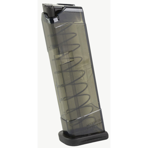Elite Tactical Systems Group Magazine, 380 ACP, 9 Rounds, Fits Glock 42, Carbon Smoke