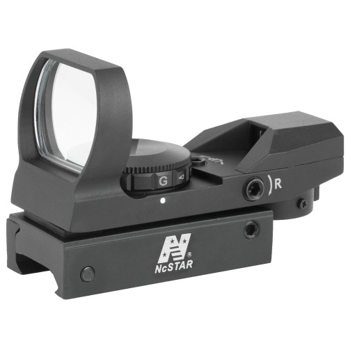 NcSTAR 4 Reticle Reflex - 1X, 24mm, Black, 4 Reticles, (Bullseye
