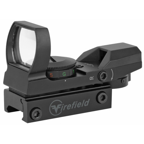 Firefield Multi Red & Green Reflex Sight - 1X, 33x24, Black