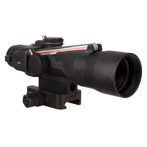 Trijicon ACOG - 3X, 30mm, Red Chevron .223, Rifle Scope, Black