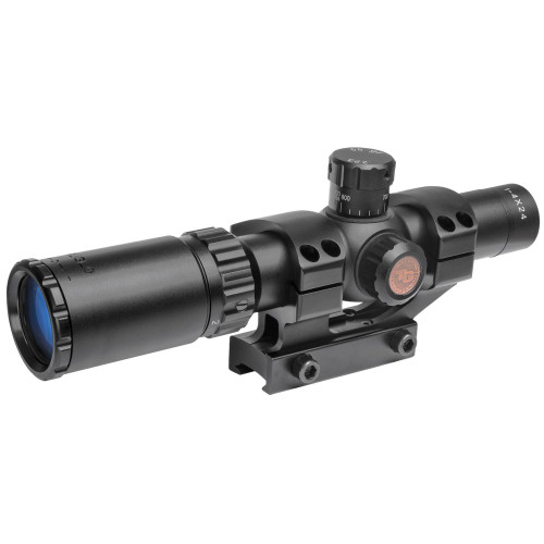 TRUGLO Tru-Brite 30 - 1-4X, 24mm, Mil-Dot, Low Power Variable Optic, Black