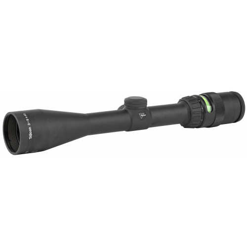 Trijicon AccuPoint - 3-9X, 40mm, Green Triangle Post, Rifle Scope, Black