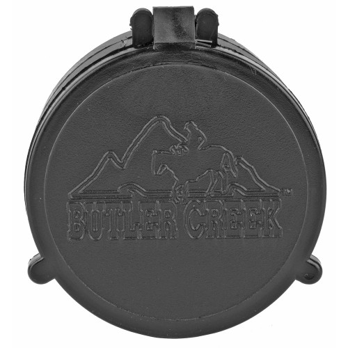 Butler Creek Flip-Open - Scope Cover, Objective, 2.5", Black