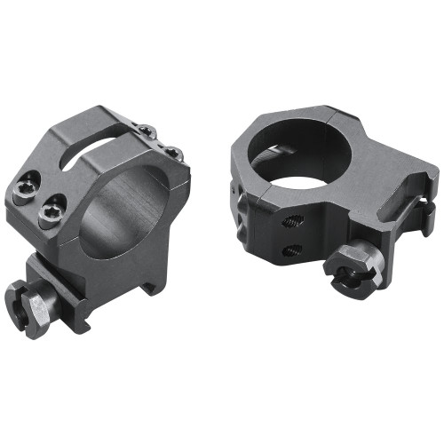 Weaver 4 Hole Tactical Ring - Picatinny, 1" High Extension, Black