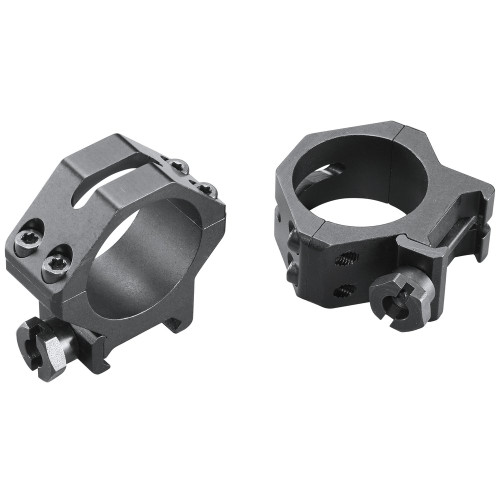 Weaver 4 Hole Tactical Ring - Picatinny, 30mm Low, Black