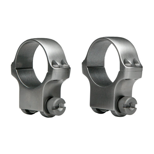 Ruger Standard - Ring, 1" High, Silver, Ring Set