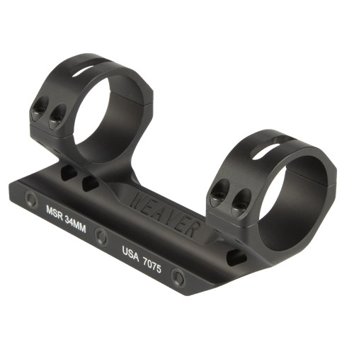 Weaver MSR Mount - Picatinny, 34mm, Black