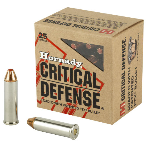 Hornady Critical Defense - 357 Magnum, 125Gr, FlexTip, 25-Round Box