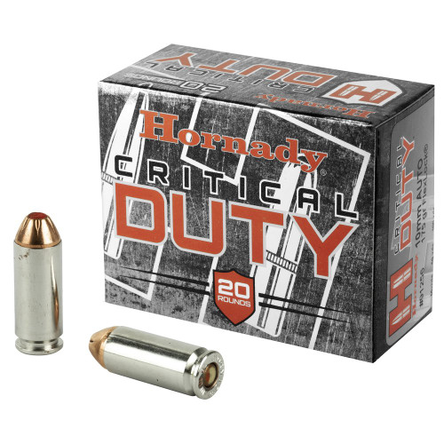 Hornady Critical Duty - 10MM, 175Gr, FlexLock Duty, 20-Round Box
