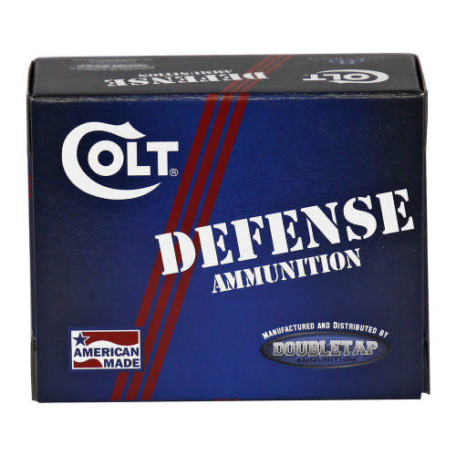 DoubleTap Ammunition Colt Defense - 10MM, 180Gr, Hollow Point, 20-Round Box