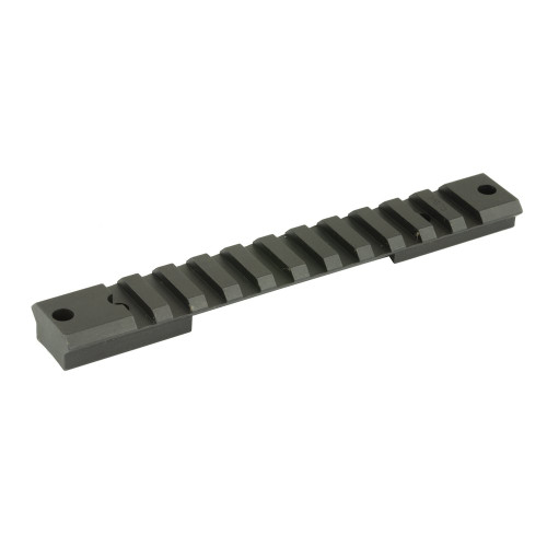 Warne Tactical - 1 Piece Base, Remington Short Action, Black, Fits, Matte Finish