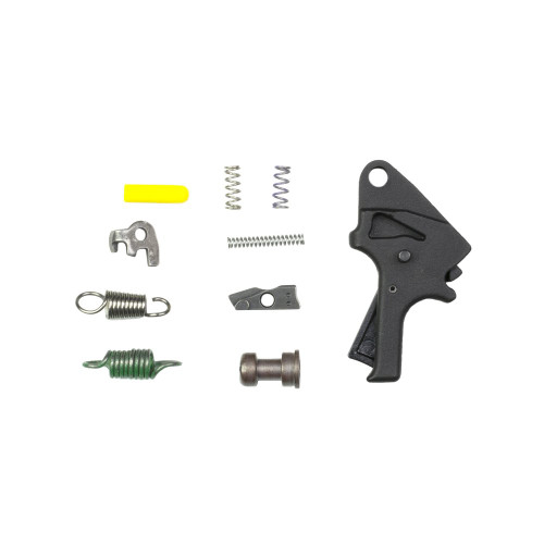 Apex Tactical Specialties Flat-Faced Forward Set Sear & - Trigger, Black, Flat-Faced Forward Set Sear & Trigger Kit Poly