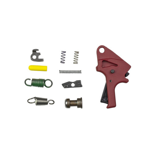 Apex Tactical Specialties Flat-Faced Forward Set Sear & - Trigger, Red