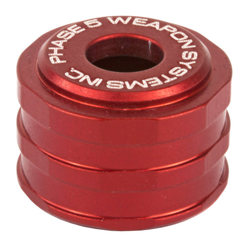 Phase 5 Weapon Systems Low Drag, High Visibility Magazine Follower, Red, Made From Precision Machined 7075-T6 Aluminum