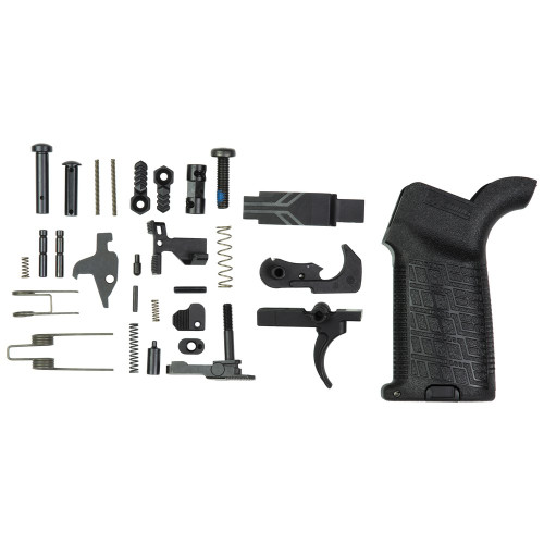CMMG Zeroed Lower Parts Kit - Black, Lower Receiver Parts Kit with Ambi Safety Selector