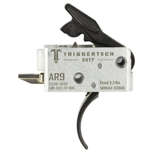 TriggerTech Duty - Trigger, Black, Curved Trigger, Single Stage