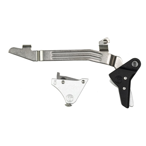 Timney Triggers Alpha Competition - Trigger, Silver, Anodized Finish, Fits GLOCK Gen 5 - G17