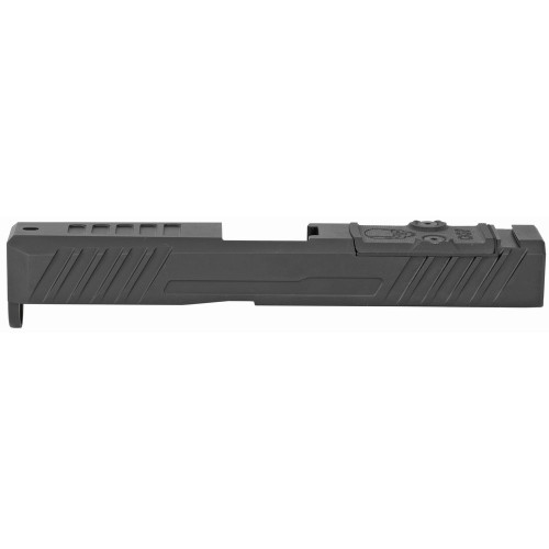 Grey Ghost Precision Stripped Slide - Black, Fits Glock 19 Gen 4