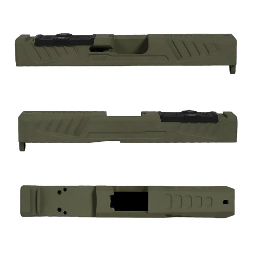 Grey Ghost Precision GGP-19 - Slide, Olive Drab Green, Stripped, Version 5