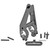 LBE Unlimited Complete "F" Marked Front Sight Base, Taper Pins, Sight Post, Detent, Spring, Swivel, and Swivel Rivet