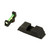 AmeriGlo Sight, Fits GLOCK 17/19/22/23/24/26/27/33/34/35/37/38/39, Green Fiber Front Black Rear