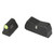 XS Sights DXT2 - Night Sight, Fits Glock 17/19/26/27/33/34, Green